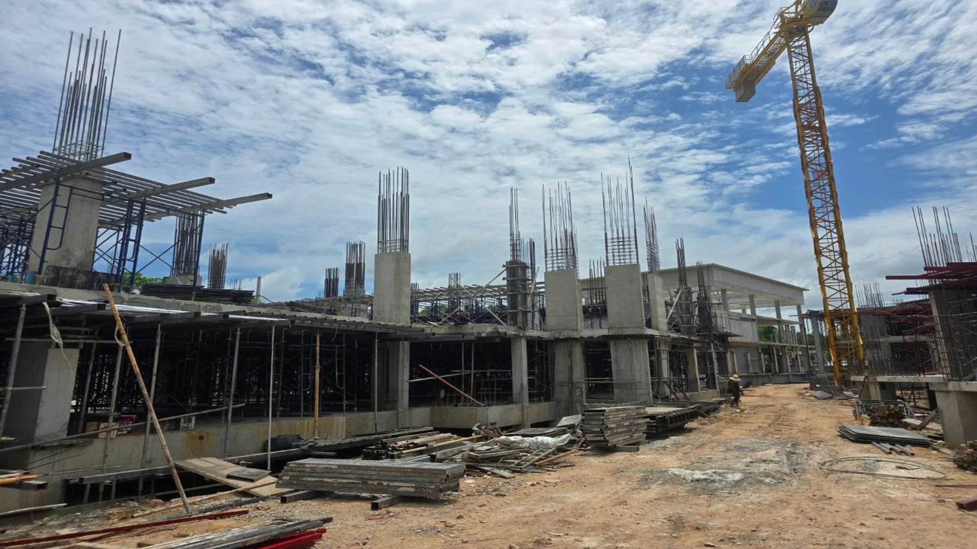 Ход строительства