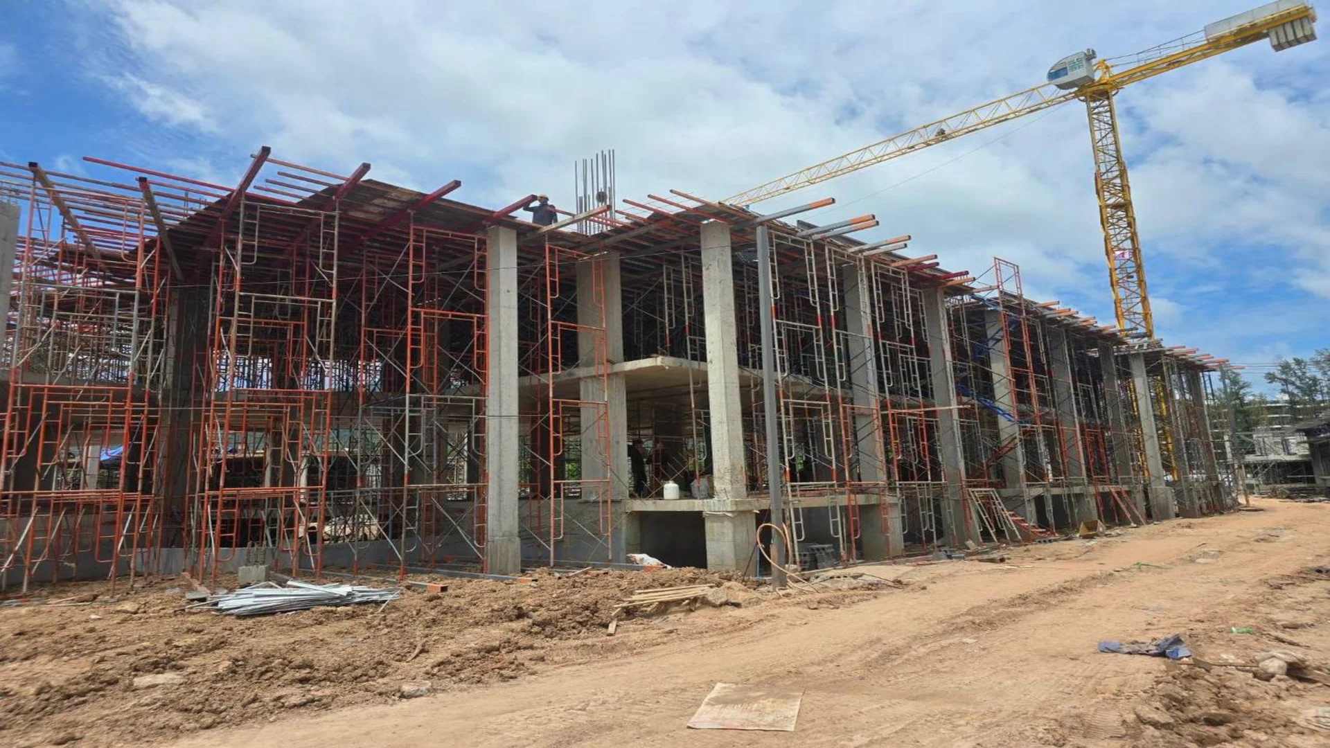 Ход строительства