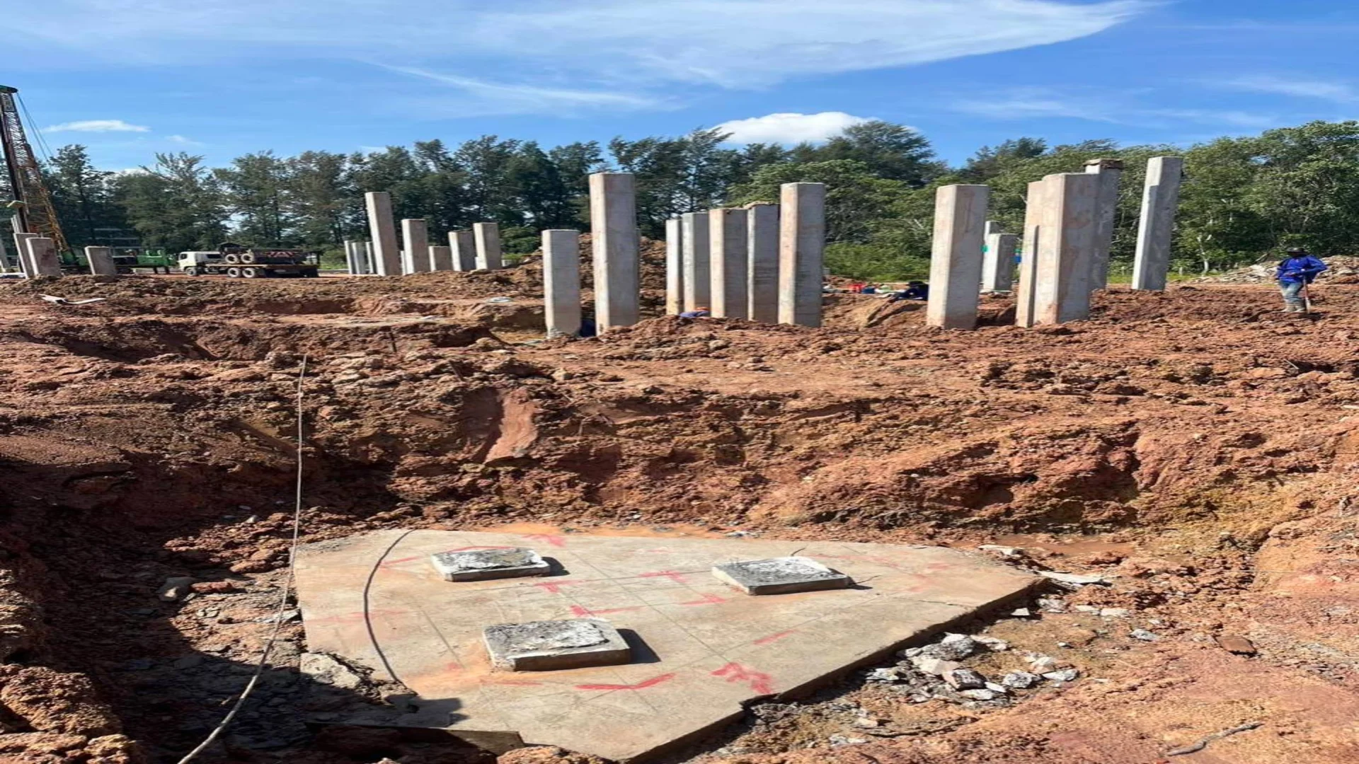 Ход строительства