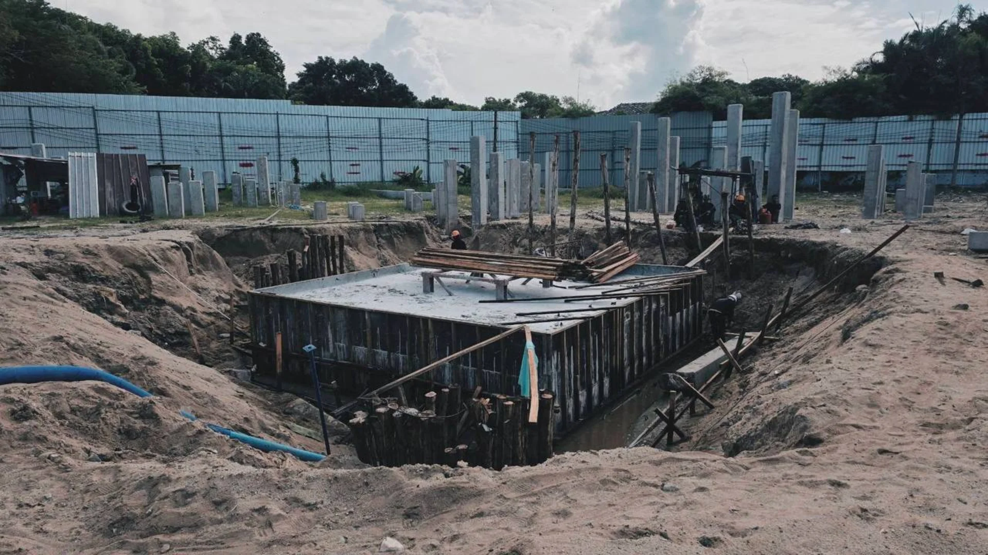 Ход строительства