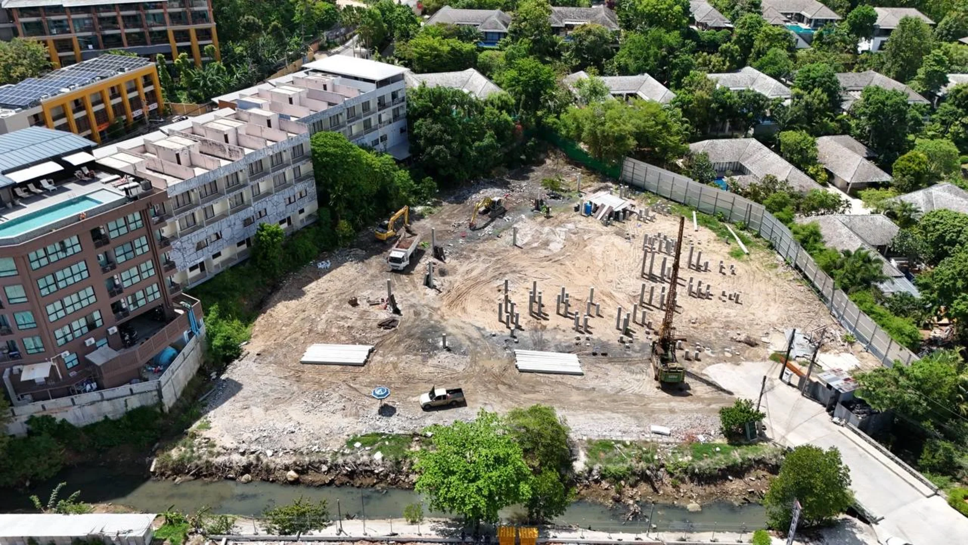 Ход строительства