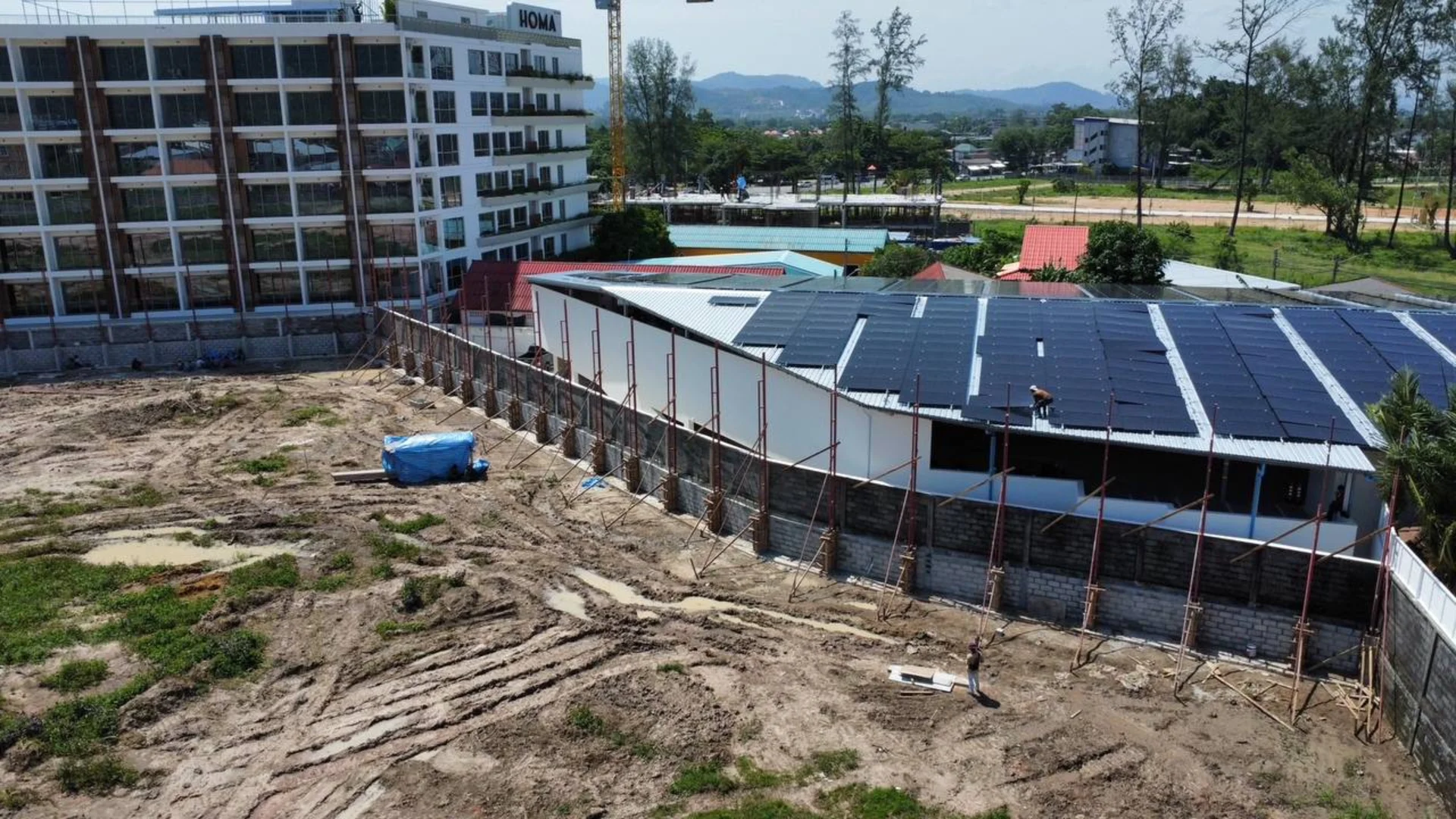 Ход строительства