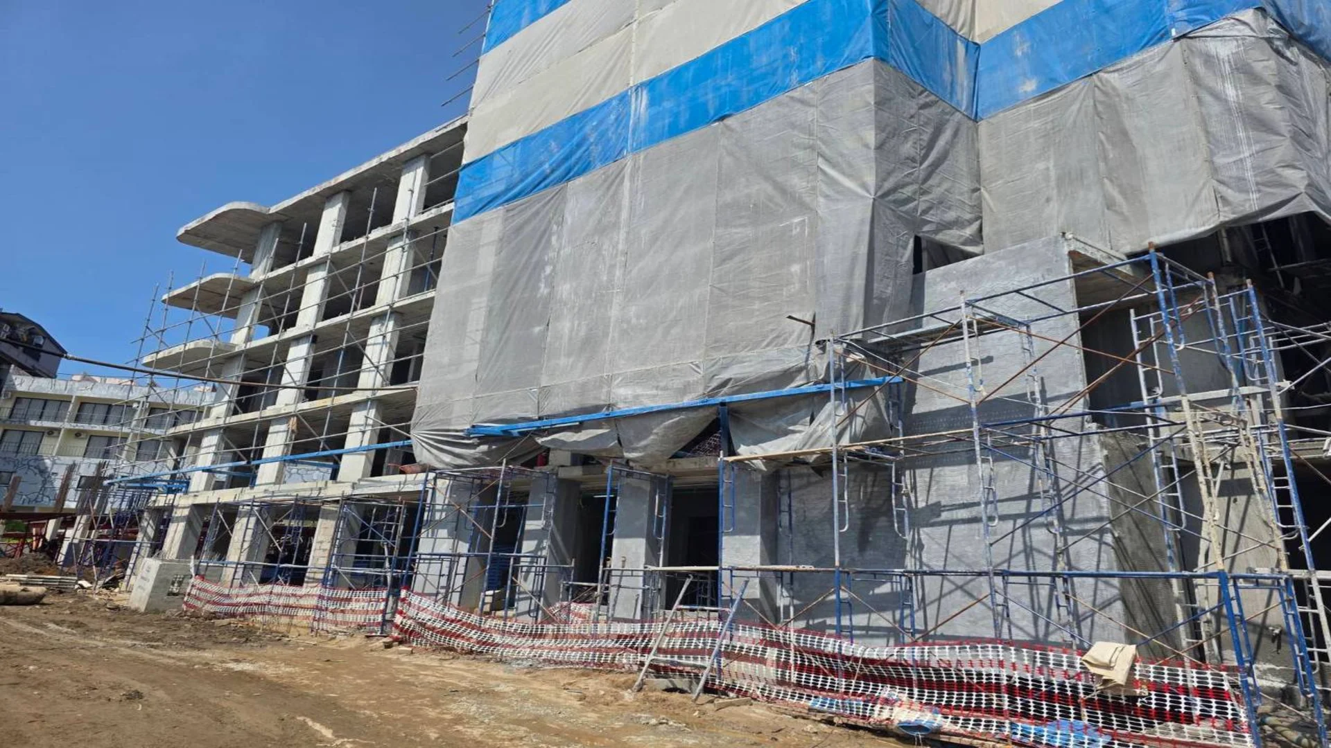 Ход строительства