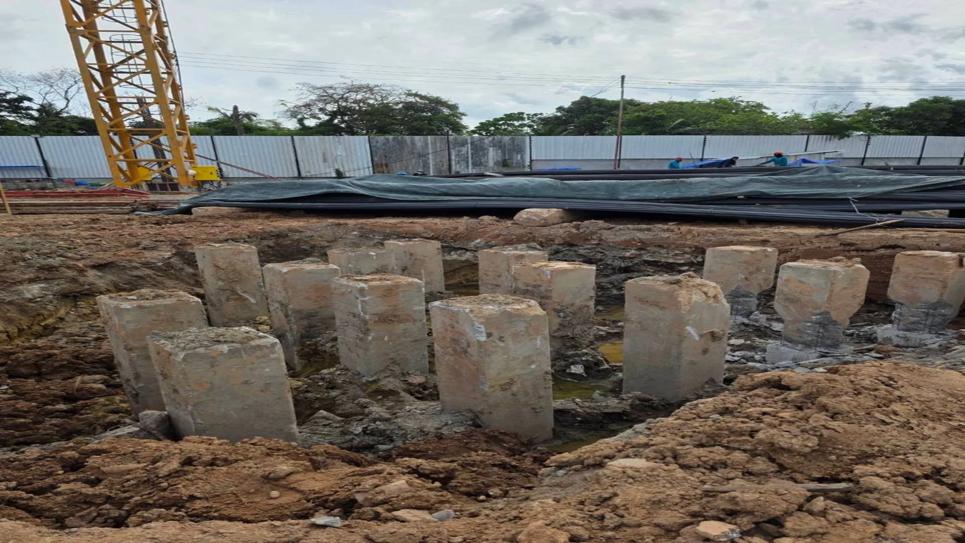 Ход строительства