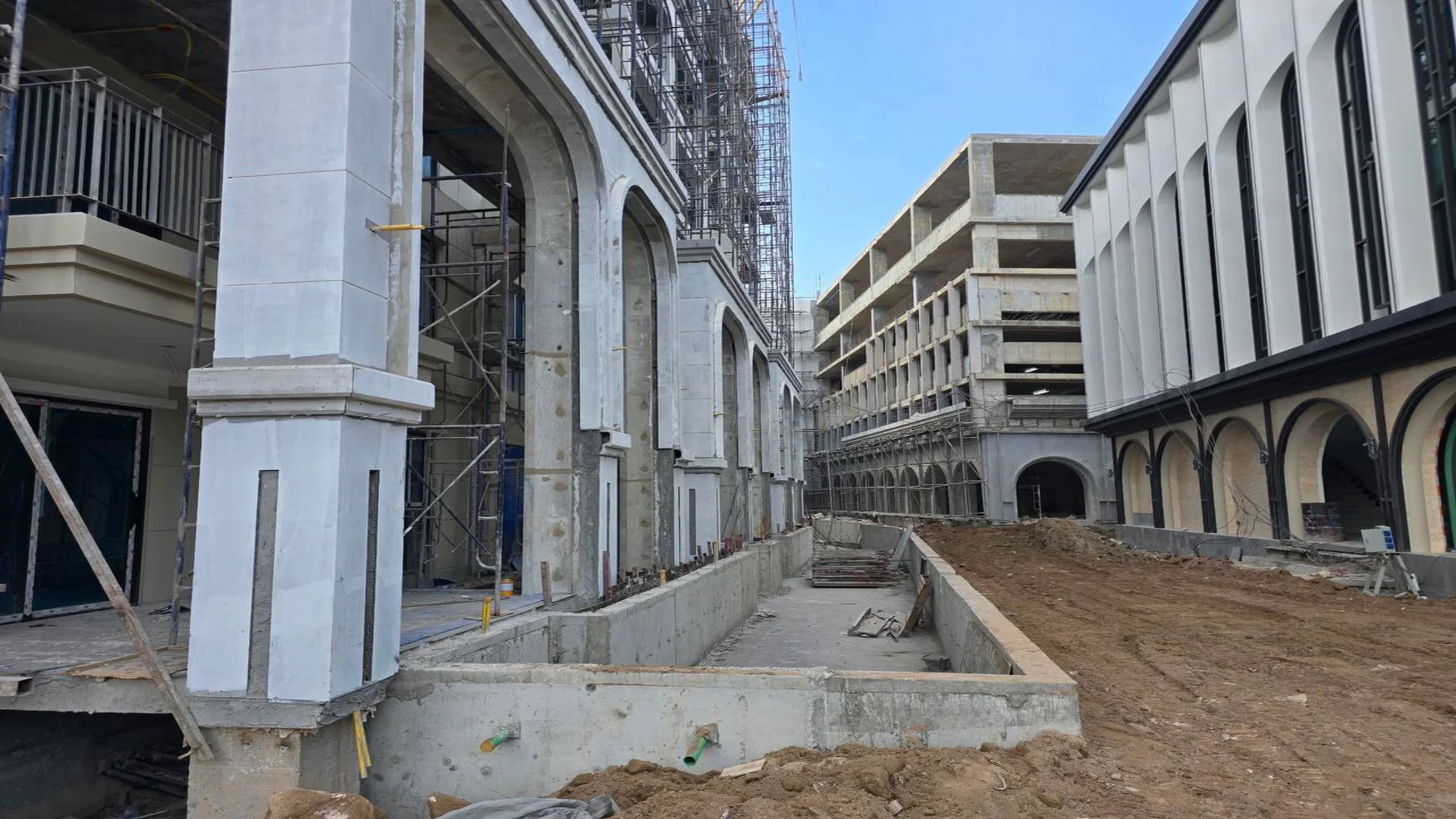 Ход строительства