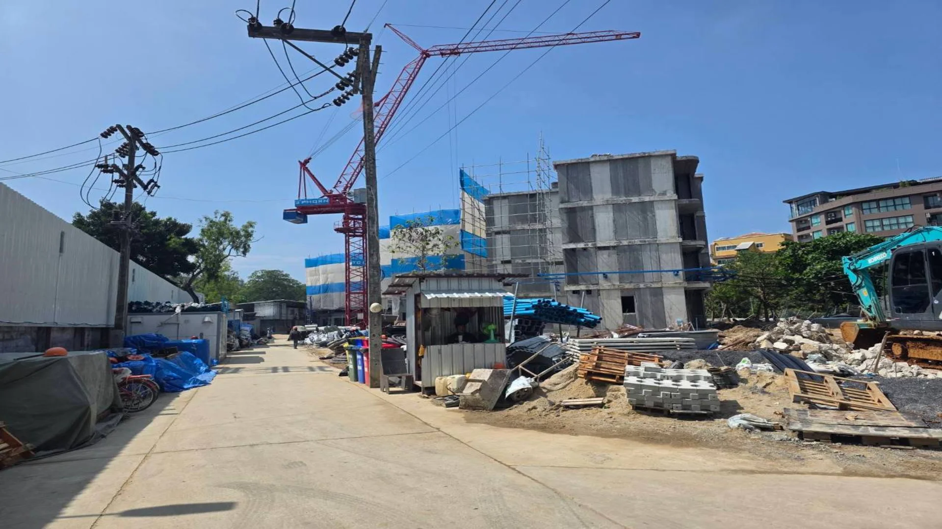 Ход строительства