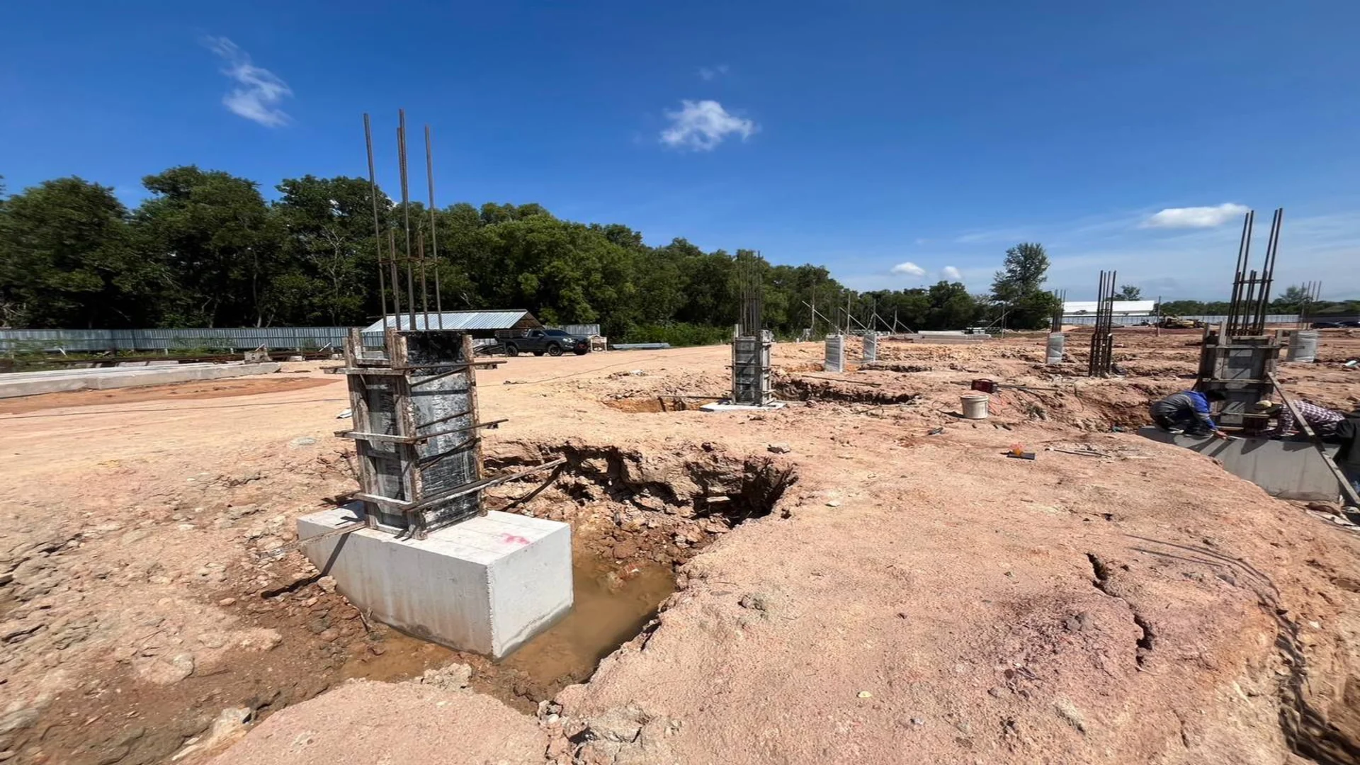 Ход строительства