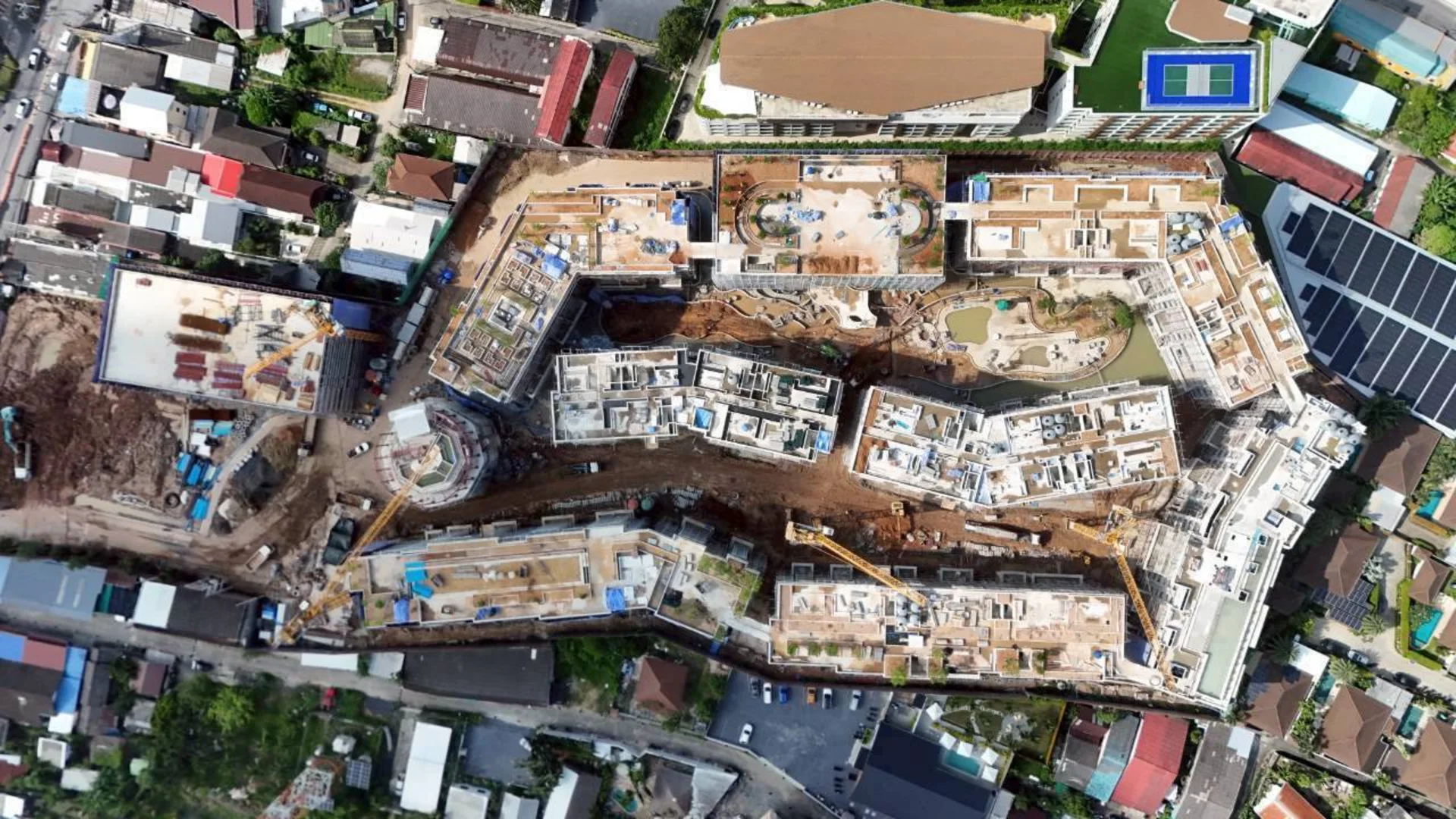 Ход строительства