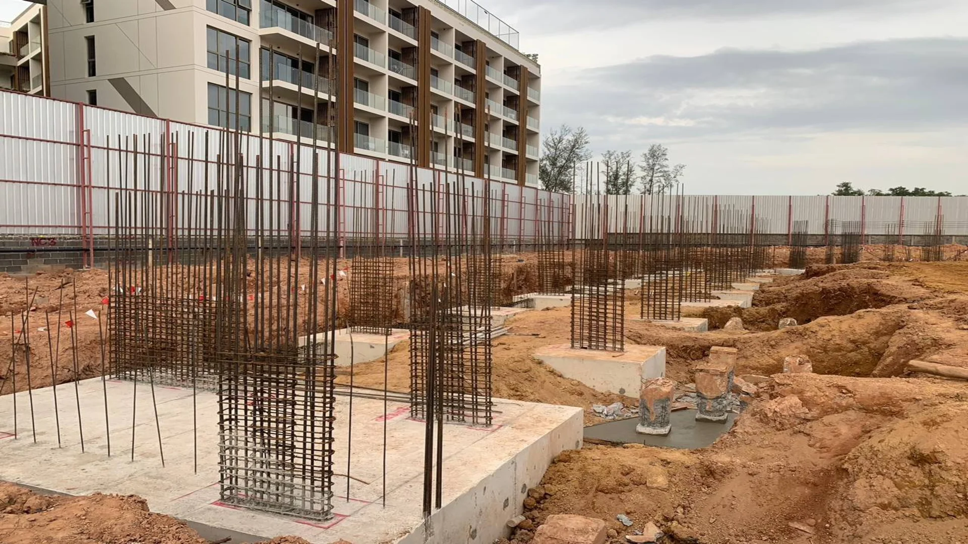 Ход строительства