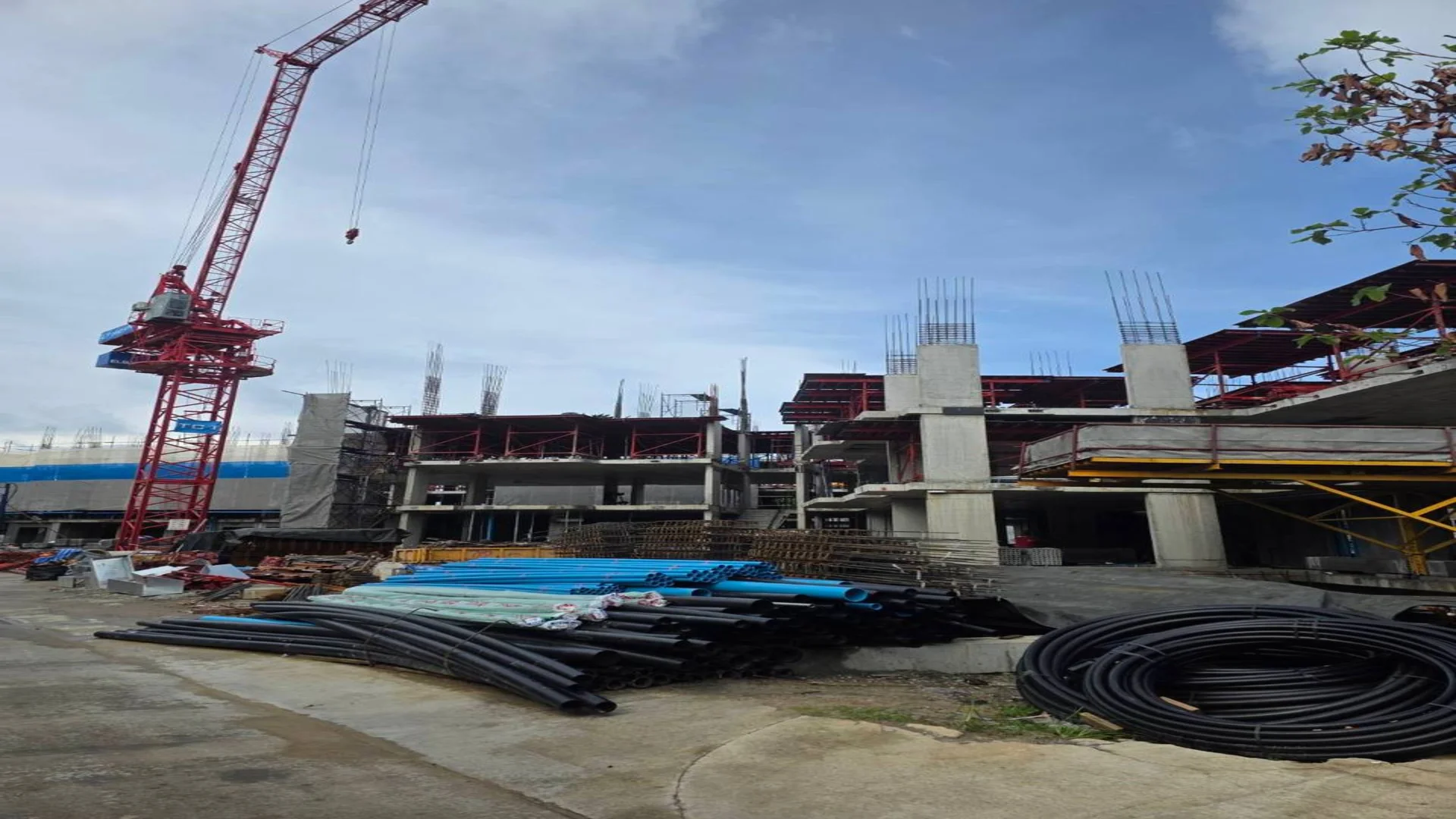 Ход строительства