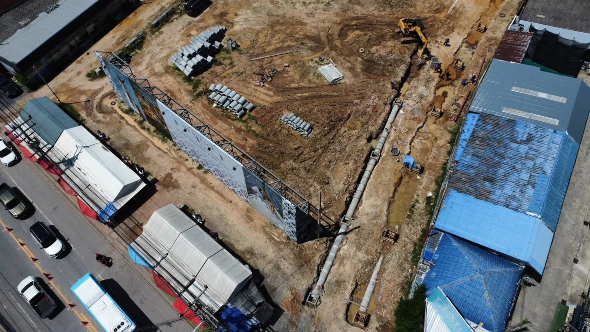 Ход строительства