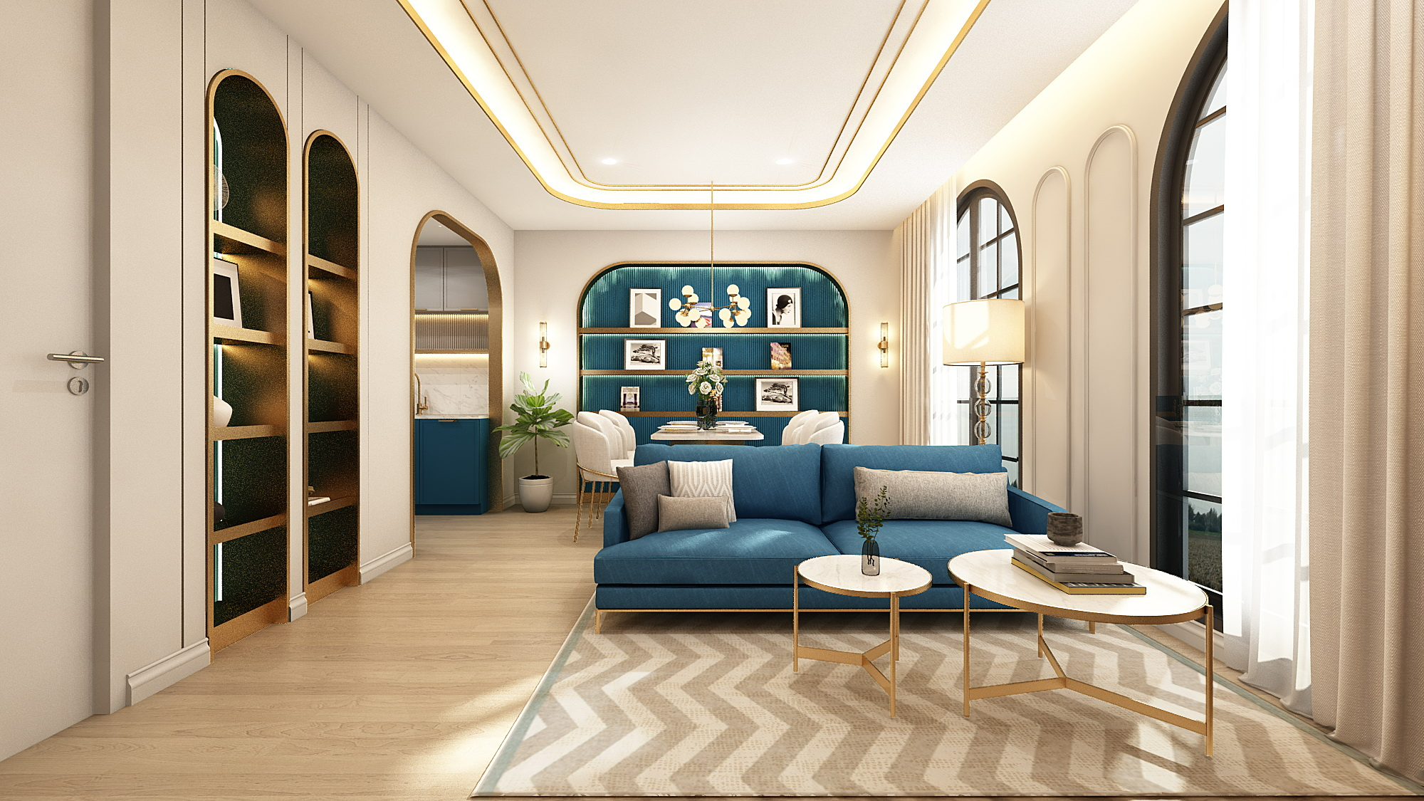 2 bedroom, 54,0 м²