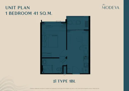 1 bedroom, 33,0 м²