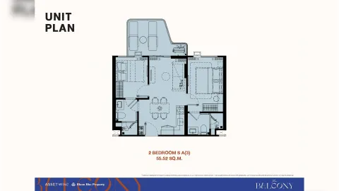 2 bedroom, 52,0 м²