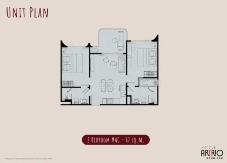 2 bedroom, 66,0 м²