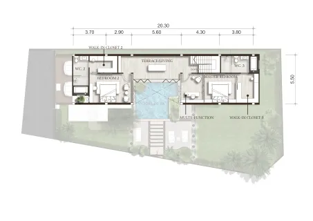 3 bedroom, 240,0 м²