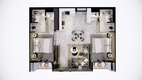 2 bedroom, 67,0 м²