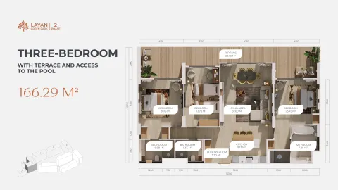 3 bedroom, 244,0 м²