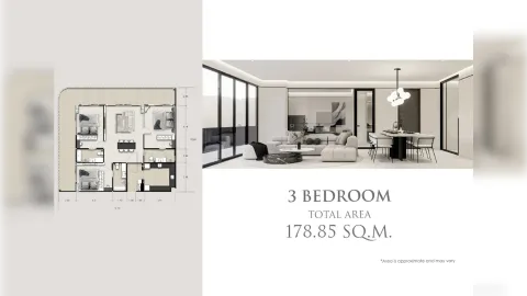 3 bedroom, 179,0 м²