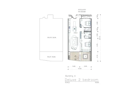 2 bedroom, 188,0 м²