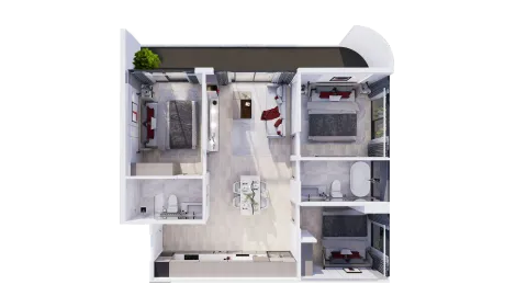 3 bedroom, 94,0 м²