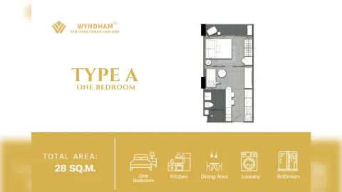 1 bedroom, 28,0 м²