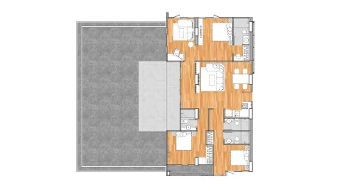 3 bedroom, 105,0 м²