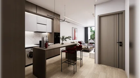 1 bedroom, 54,0 м²