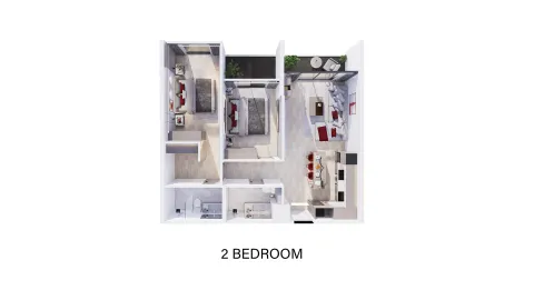 2 bedroom, 90,0 м²
