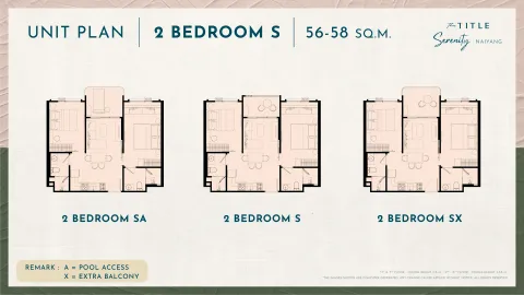 2 bedroom, 61,0 м²