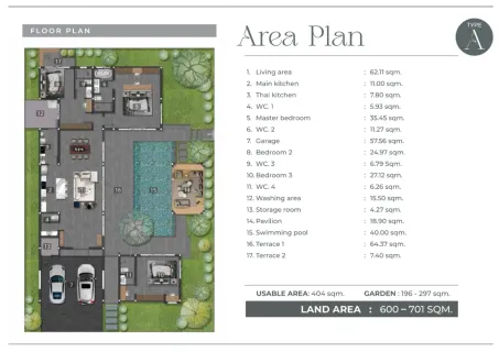 3 bedroom, 404,0 м²