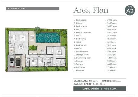 3 bedroom, 360,0 м²