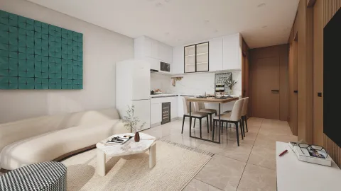 2 bedroom, 56,0 м²