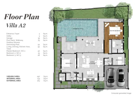 3 bedroom, 297,0 м²