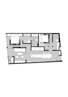 2 bedroom, 72,0 м²