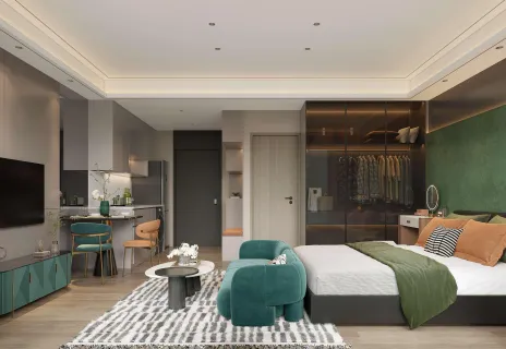 1 bedroom, 34,0 м²