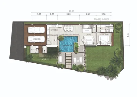 3 bedroom, 240,0 м²