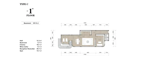 5 bedroom, 881,0 м²